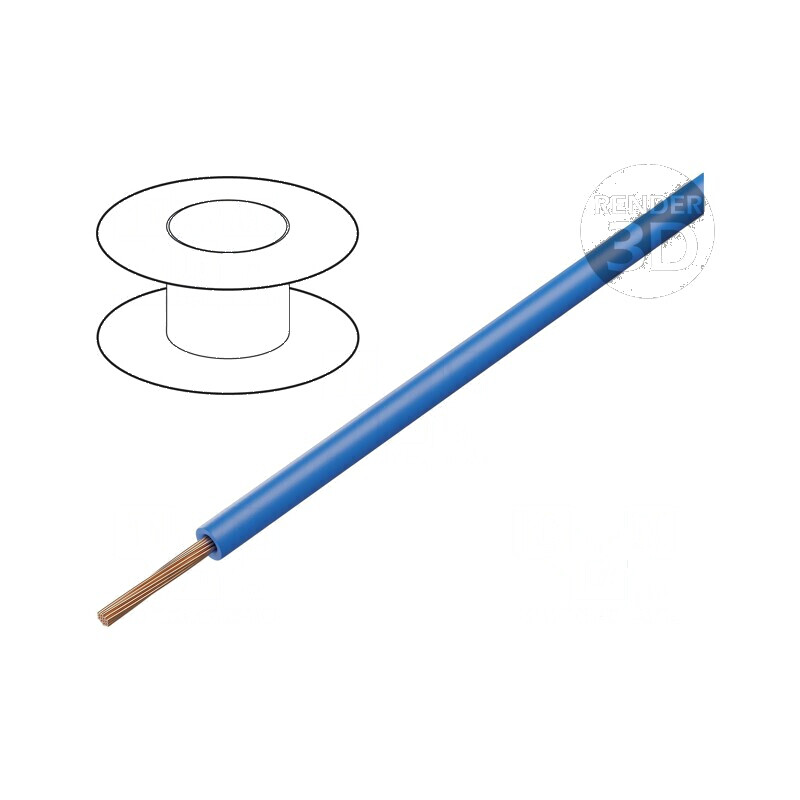 Cablu SiF 1x4mm2 cu silicon albastru -50÷180°C Clasa 5 | Electronic-mag.ro | Componente Electronice