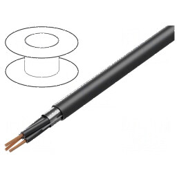 Cablu electric POWER 1000-YFR-OS 2x1mm2 PVC negru 600V 1000V | Electronic-mag.ro | Componente Electronice