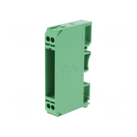 Carcasă policarbonat verde UL94V-0 pentru şină DIN | Electronic-mag.ro | Componente Electronice