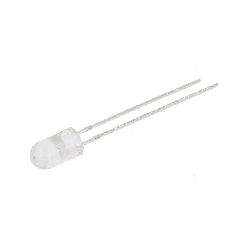 LED 5mm Albastru 30mcd 20° Convex | Electronic-mag.ro | Componente Electronice