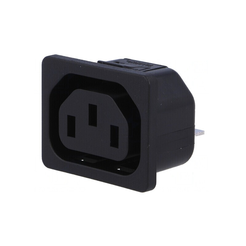 Conector alimentare AC soclu mamă 10A 250VAC IEC 60320 IP30 | Electronic-mag.ro | Componente Electronice Conector alimentare AC soclu mamă 10A 250VAC IEC 60320 IP30 | Electronic-mag.ro | Componente Electronice