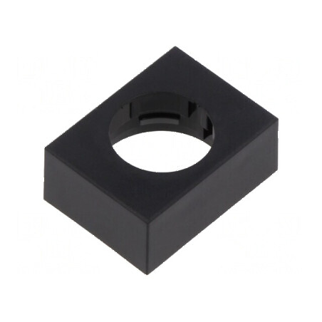Eclisă 61 Corp negru plastic 15,3x21,5mm | Electronic-mag.ro | Componente Electronice