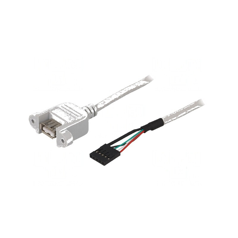 Adaptor USB 2.0 A soclu 5pin 0,5m | Electronic-mag.ro | Componente Electronice