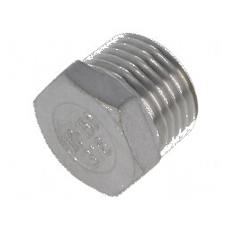 Dop filetat Oţel AISI 316 max. 10bar rezistent la acizi | Electronic-mag.ro | Componente Electronice