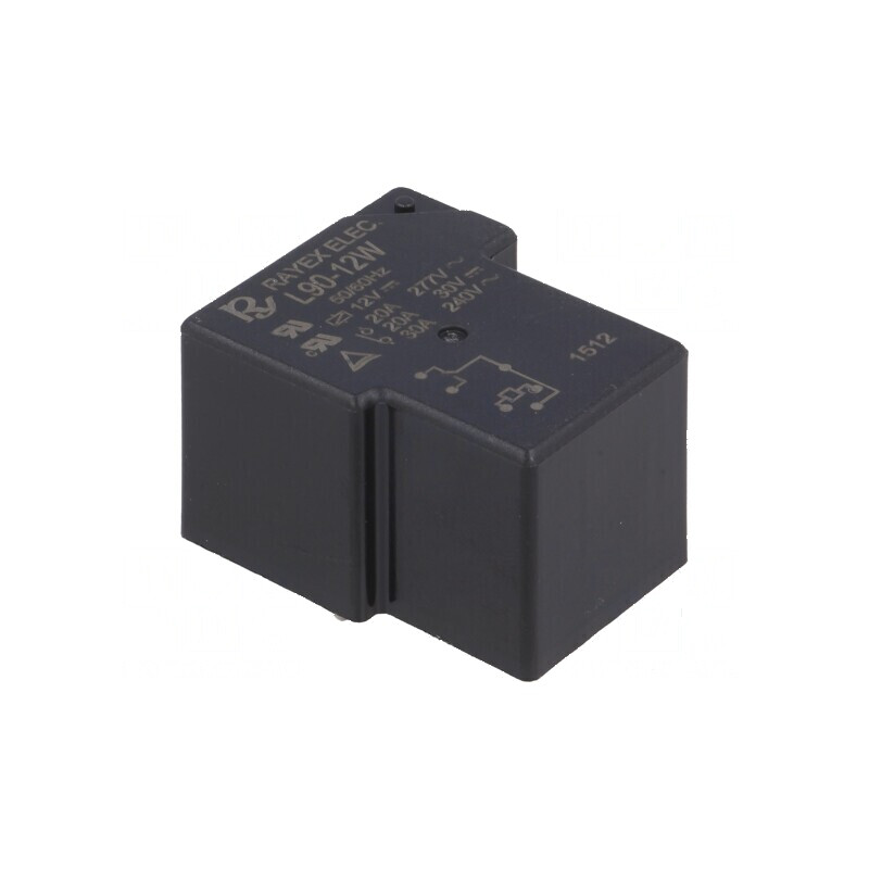 Releu electromagnetic SPDT 12VDC 30A PCB 900mW | Electronic-mag.ro | Componente Electronice Releu electromagnetic SPDT 12VDC 30A PCB 900mW | Electronic-mag.ro | Componente Electronice