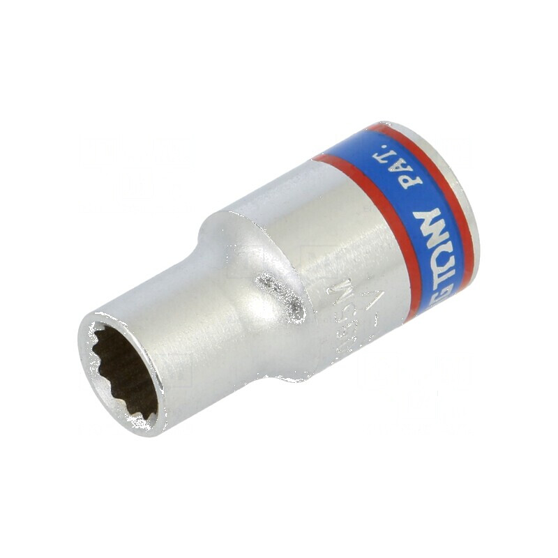 Cap tubular 1/4" 12 puncte 24mm scurtă | Electronic-mag.ro | Componente Electronice