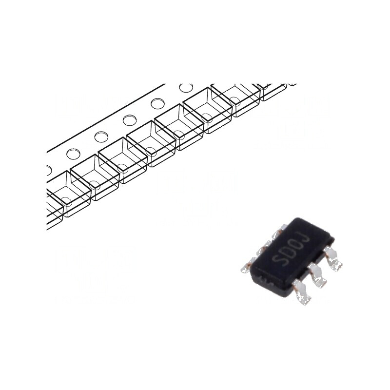 Amplificator operațional 10MHz SOT23-6 2,5-5,5VDC | Electronic-mag.ro | Componente Electronice