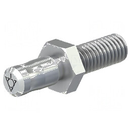 Conector banană 6mm M6 cu şurub 30mm Medical | Electronic-mag.ro | Componente Electronice