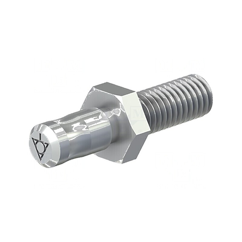 Conector banană 6mm M6 cu şurub 30mm Medical | Electronic-mag.ro | Componente Electronice