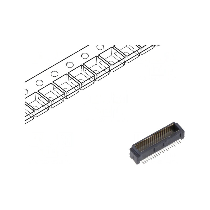 Conector PCB-PCB mamă PIN 40 0,5mm H 4mm aurit SMT | Electronic-mag.ro | Componente Electronice Conector PCB-PCB mamă PIN 40 0,5mm H 4mm aurit SMT | Electronic-mag.ro | Componente Electronice