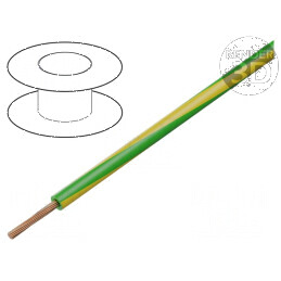 Cablu BETAtherm 155 1x2,5mm² Litat Cu Galben-Verde 600V | Electronic-mag.ro | Componente Electronice