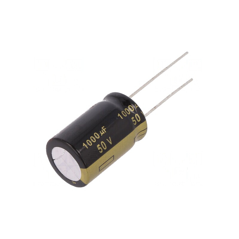 Condensator electrolitic low ESR THT 1000uF 50V 16x25mm | Electronic-mag.ro | Componente Electronice