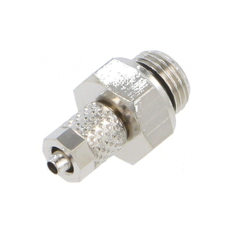 Brass Screw-On Fitting 15bar Nickel Plated | Electronic-mag.ro | Componente Electronice