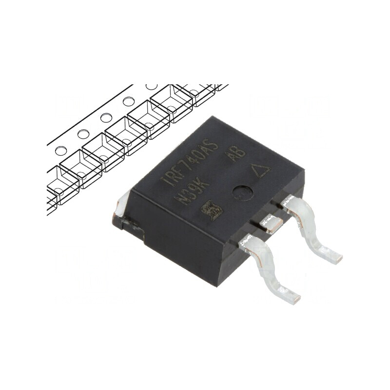 Tranzistor N-MOSFET 400V 10A 125W Unipolar | Electronic-mag.ro | Componente Electronice