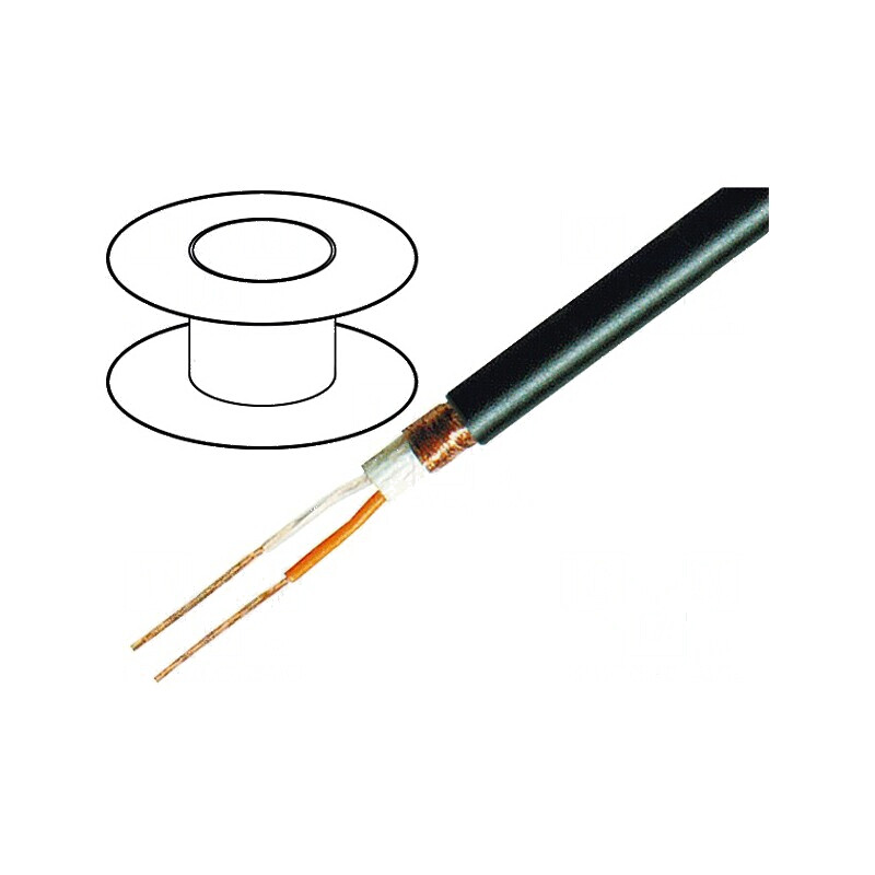 Cablu microfon 2x0,25mm2 negru OFC 15-70°C | Electronic-mag.ro | Componente Electronice Cablu microfon 2x0,25mm2 negru OFC 15-70°C | Electronic-mag.ro | Componente Electronice