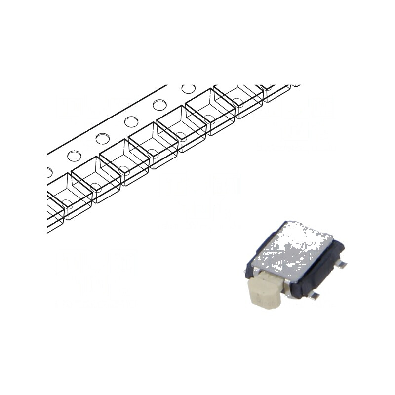 Microîntrerupător TACT SPST-NO 0,05A/12VDC SMT | Electronic-mag.ro | Componente Electronice Microîntrerupător TACT SPST-NO 0,05A/12VDC SMT | Electronic-mag.ro | Componente Electronice
