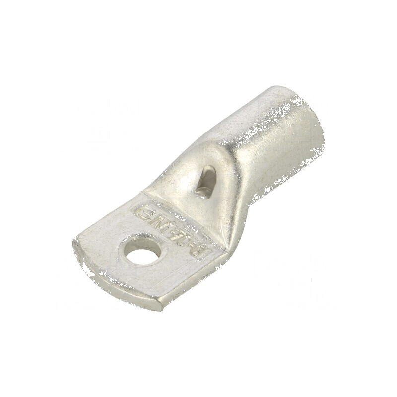 Inelar tubular M6 70mm2 crimpat neizolat pentru cablu drept | Electronic-mag.ro | Componente Electronice