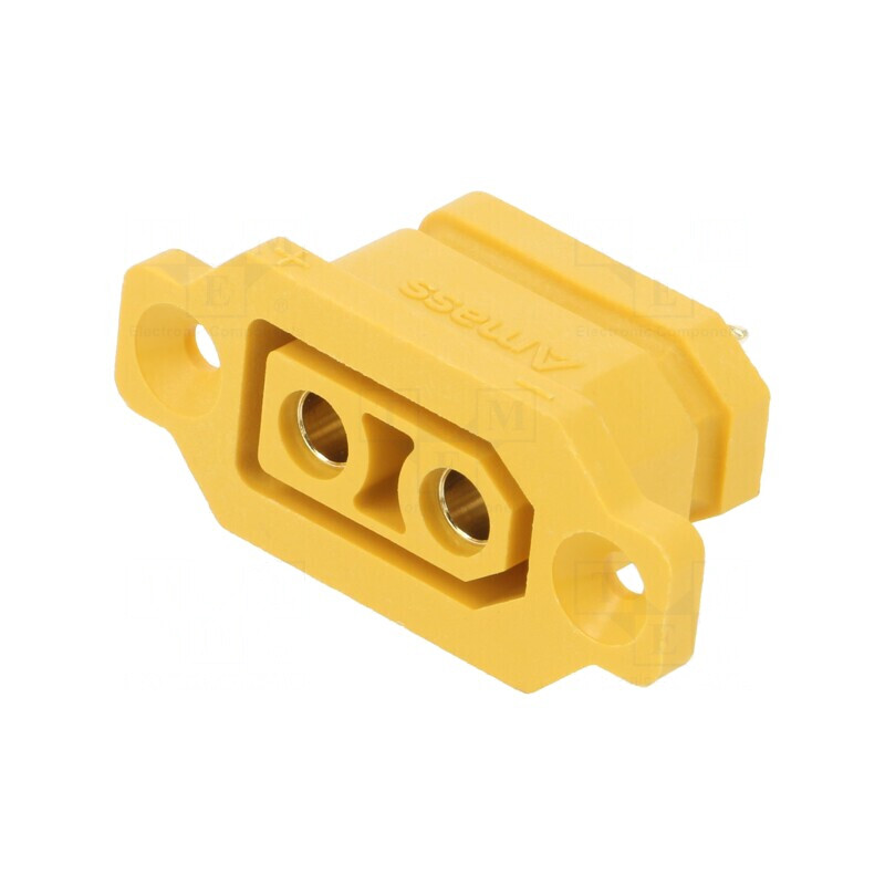 Conector alimentare DC XT90 mamă 2 pini negru | Electronic-mag.ro | Componente Electronice