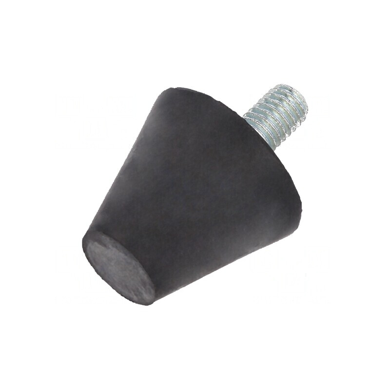 Picioruş vibro-absorbant Ø20mm Duritate Shore 55±5 407N | Electronic-mag.ro | Componente Electronice