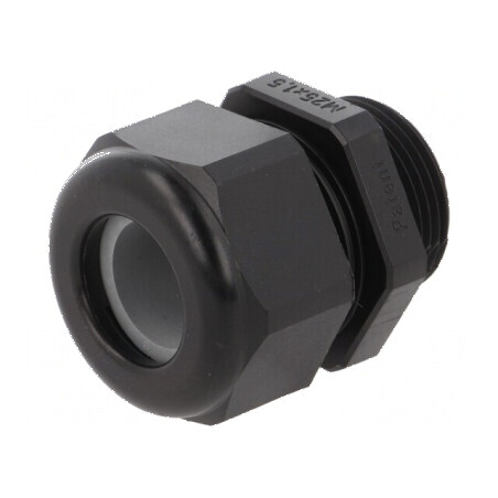 Garnitură etanşare M25 1,5 IP68 poliamidă neagră UL94V-0 | Electronic-mag.ro | Componente Electronice