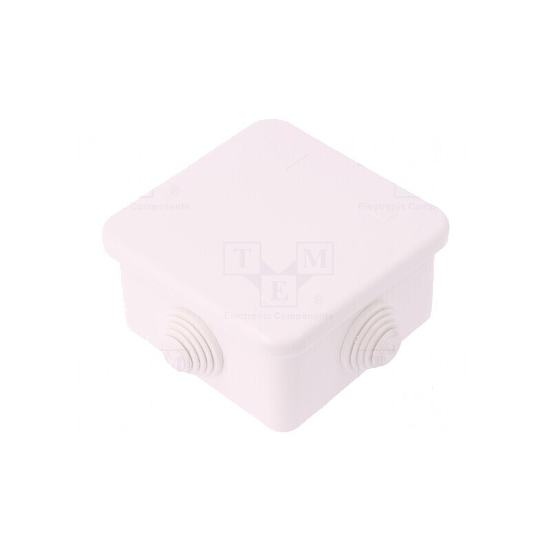 Carcasă cutie de conexiuni 90mm x 90mm x 50mm pentru perete | Electronic-mag.ro | Componente Electronice