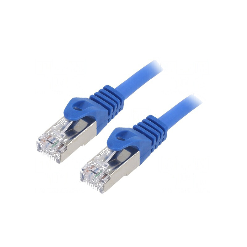 Patch cord S/FTP 6a 0,5m LSZH albastru 27AWG | Electronic-mag.ro | Componente Electronice Patch cord S/FTP 6a 0,5m LSZH albastru 27AWG | Electronic-mag.ro | Componente Electronice