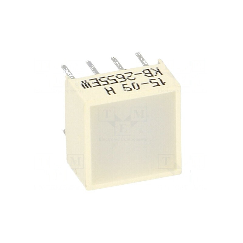 LED Afișaj Roșu cu Lentilă Albă Difuză λd: 625nm 20÷45mcd | Electronic-mag.ro | Componente Electronice