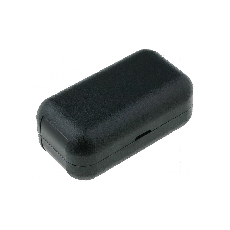 Carcasă universală ABS neagră 55mm x 24mm x 30mm | Electronic-mag.ro | Componente Electronice