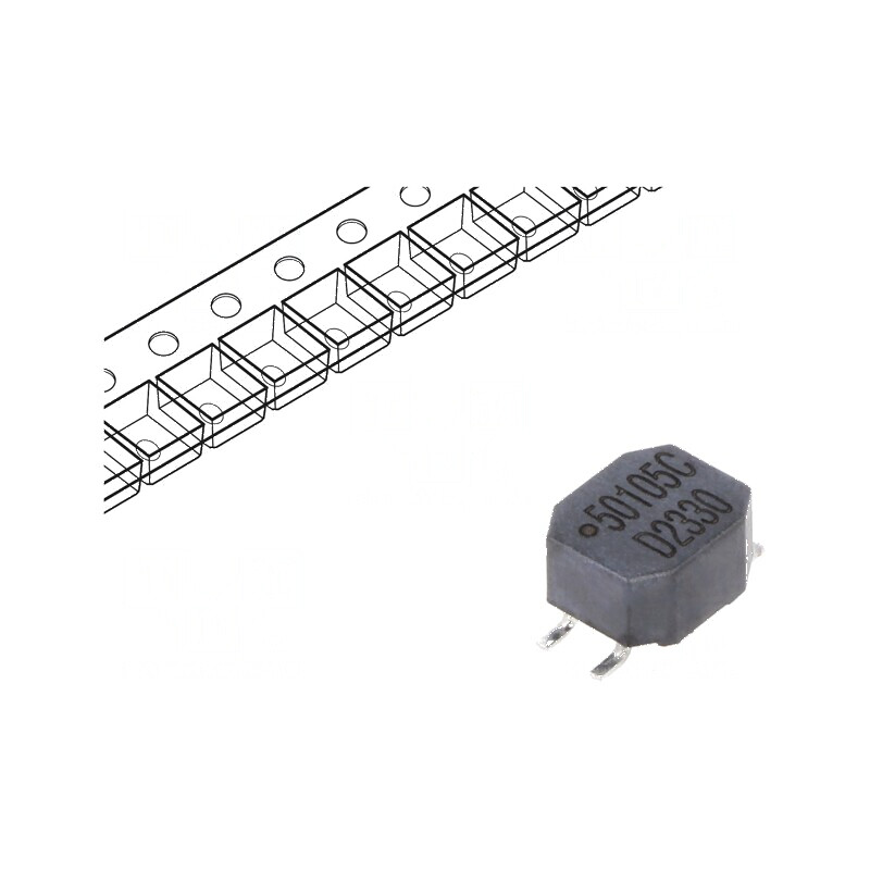 Inductor SMD 1000uH 700mA 0,3Ω 7x5,9x3,6mm | Electronic-mag.ro | Componente Electronice
