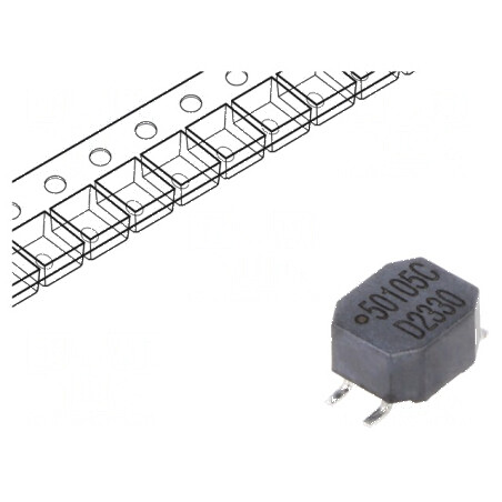 Inductor SMD 1000uH 700mA 0,3Ω 7x5,9x3,6mm | Electronic-mag.ro | Componente Electronice
