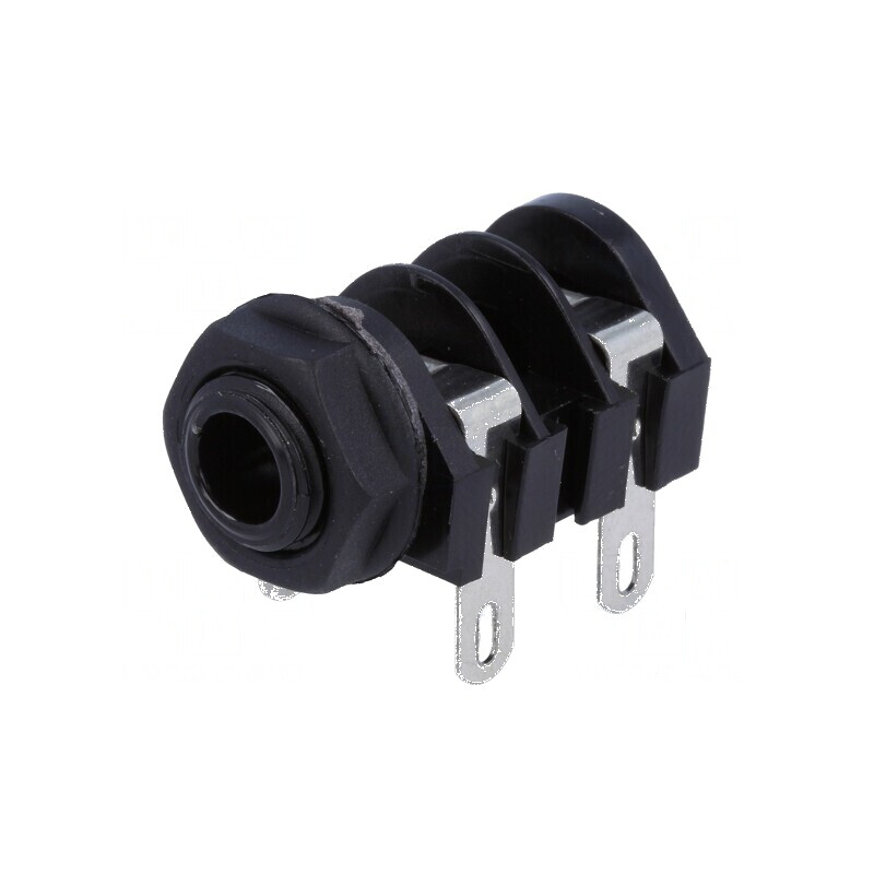 Conector Jack 6,3mm soclu mamă mono cu întrerupător dublu | Electronic-mag.ro | Componente Electronice