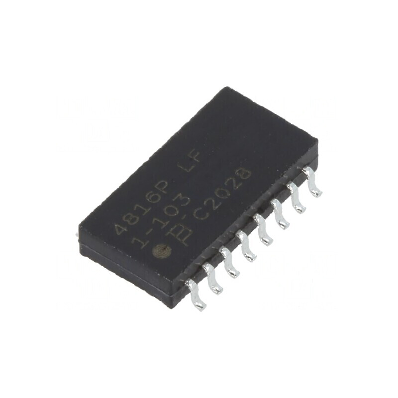 Rezistor multipolar Y SMD 10kΩ ±1% 1,28W 8 rezistori 50V | Electronic-mag.ro | Componente Electronice