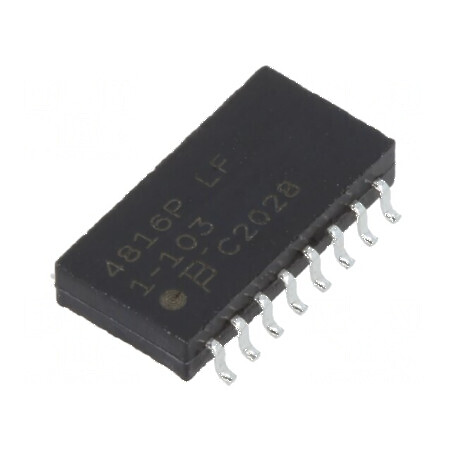 Rezistor multipolar Y SMD 10kΩ ±1% 1,28W 8 rezistori 50V | Electronic-mag.ro | Componente Electronice