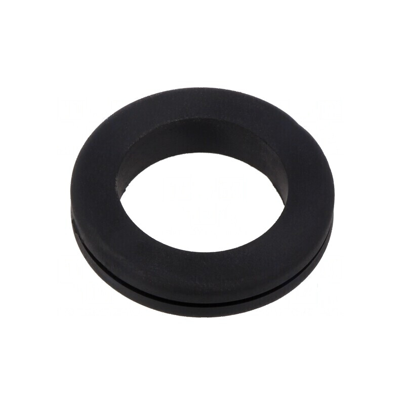 Manşon negru Øorif.mont 31,5mm Øorif 24,6mm -40÷135°C | Electronic-mag.ro | Componente Electronice