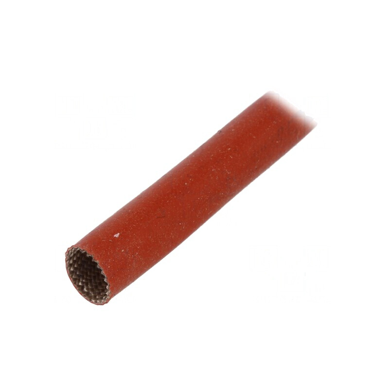 Manșon electroizolant fibră de sticlă cărămiziu 60-250°C | Electronic-mag.ro | Componente Electronice