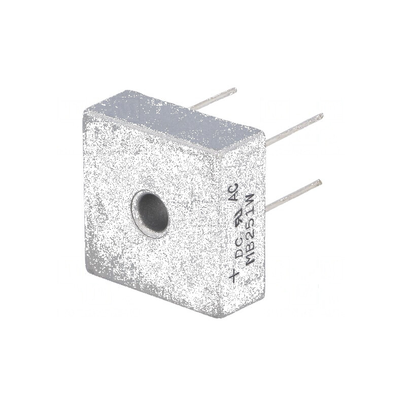 Punte redresoare monofazat Urmax 100V 25A 400A THT | Electronic-mag.ro | Componente Electronice
