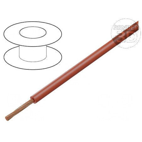 Cablu FLRY-B 1x0,5mm2 PVC roșu 60V Clasa 5 | Electronic-mag.ro | Componente Electronice