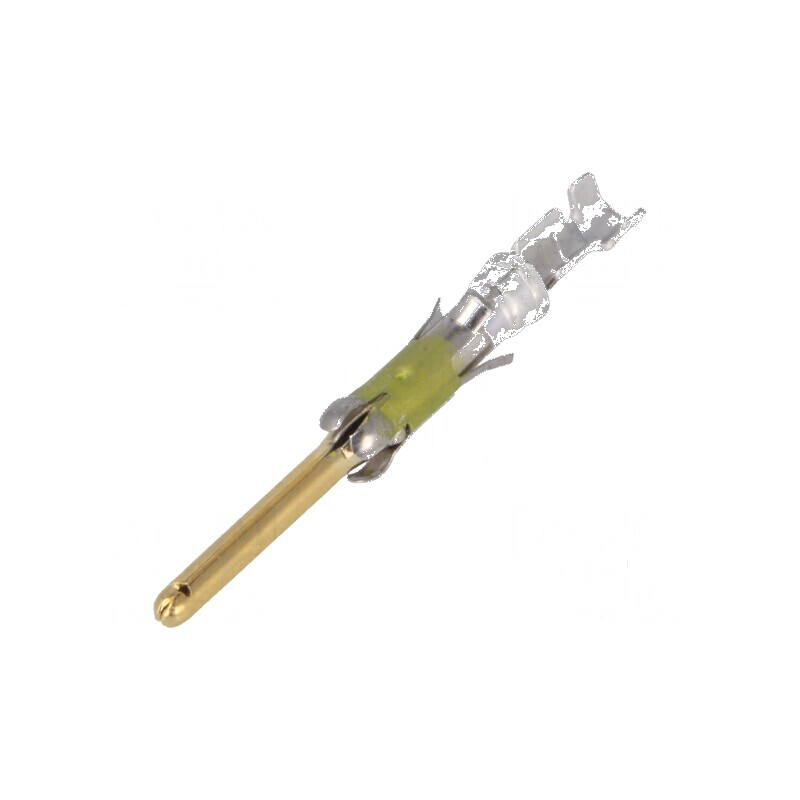 Pin tată 16 alamă aurit 0,2-0,6mm2 24AWG-20AWG 13A | Electronic-mag.ro | Componente Electronice