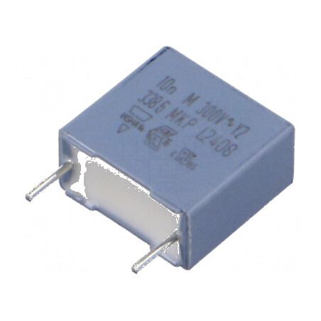 Condensator polipropilenă Y2 10nF 12,5x12x6mm THT ±20% | Electronic-mag.ro | Componente Electronice