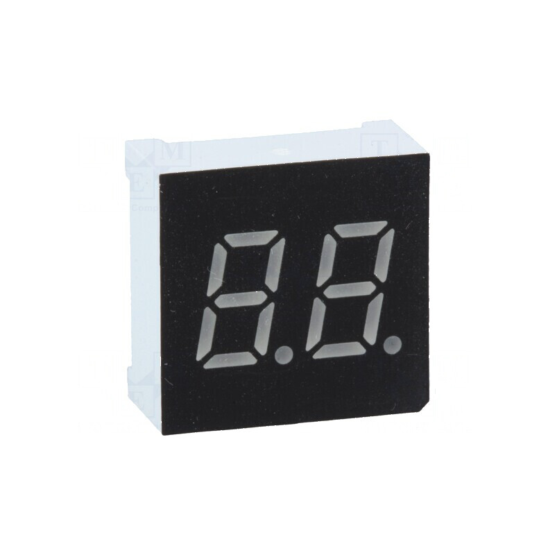 Afișaj LED 7 segmente 7,62mm 0,3 Nr.car: 2 verde 200mcd | Electronic-mag.ro | Componente Electronice Afișaj LED 7 segmente 7,62mm 0,3 Nr.car: 2 verde 200mcd | Electronic-mag.ro | Componente Electronice