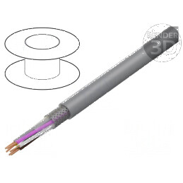 Cablu ecranat LiY-CY 6x0,34mm2 cu prindere PVC | Electronic-mag.ro | Componente Electronice