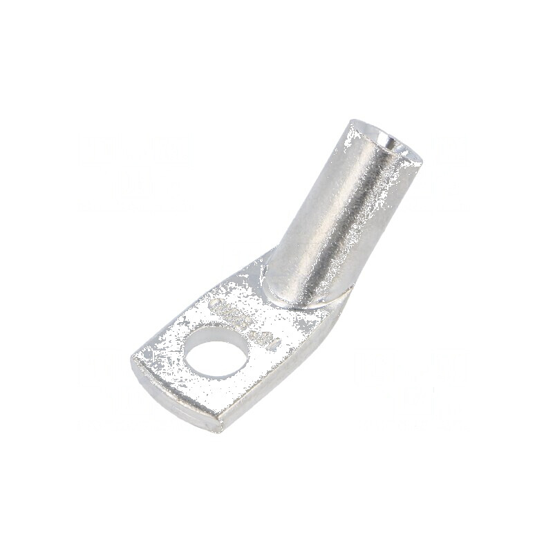 Vârf inelar tubular M6 16mm2 crimpat pe cablu unghi 45° | Electronic-mag.ro | Componente Electronice Vârf inelar tubular M6 16mm2 crimpat pe cablu unghi 45° | Electronic-mag.ro | Componente Electronice