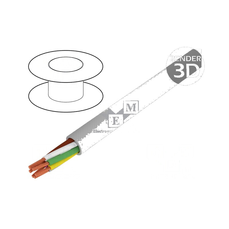 Cablu ELITRONIC® LIYY 6x0,34mm2 neecranat 250V gri | Electronic-mag.ro | Componente Electronice Cablu ELITRONIC® LIYY 6x0,34mm2 neecranat 250V gri | Electronic-mag.ro | Componente Electronice
