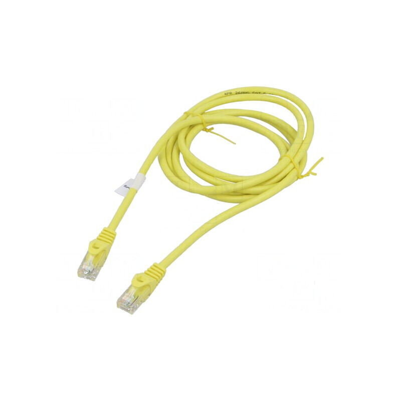Cablul de rețea U/UTP 6 litat CCA PVC galben 2m 26AWG | Electronic-mag.ro | Componente Electronice Cablul de rețea U/UTP 6 litat CCA PVC galben 2m 26AWG | Electronic-mag.ro | Componente Electronice
