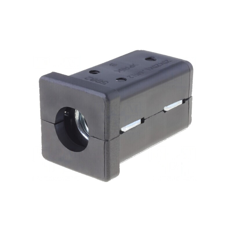 Obturator negru pentru fixare picioruşe, profil corp | Electronic-mag.ro | Componente Electronice
