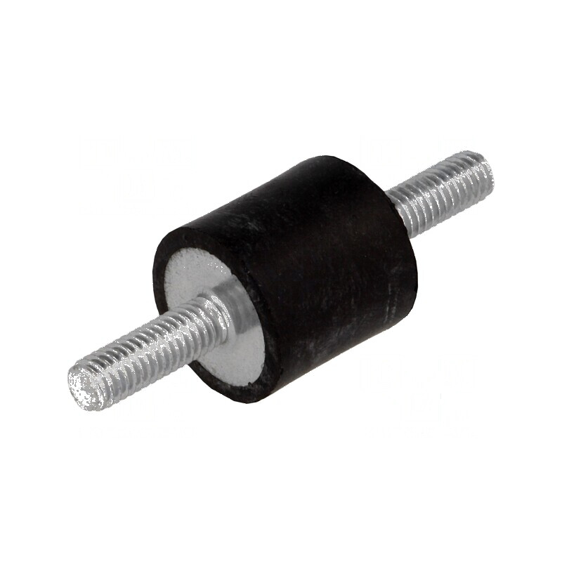 Atenuator de vibraţii M6 20mm gumă 20mm 260N 52N/mm | Electronic-mag.ro | Componente Electronice