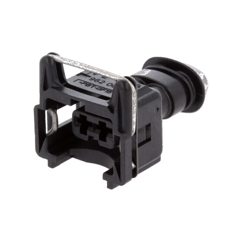 Conector automotive mufa mamă JPT cablu PIN 2 neagră | Electronic-mag.ro | Componente Electronice