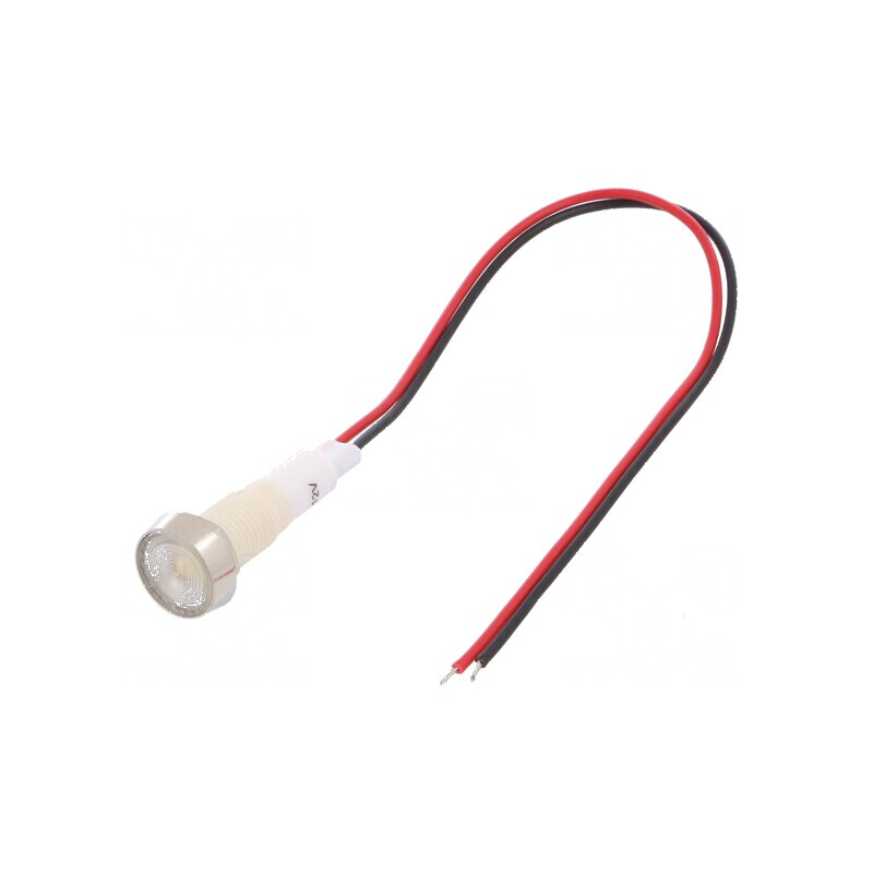 Lampă LED plată albă 12VDC 12VAC Ø10mm | Electronic-mag.ro | Componente Electronice Lampă LED plată albă 12VDC 12VAC Ø10mm | Electronic-mag.ro | Componente Electronice