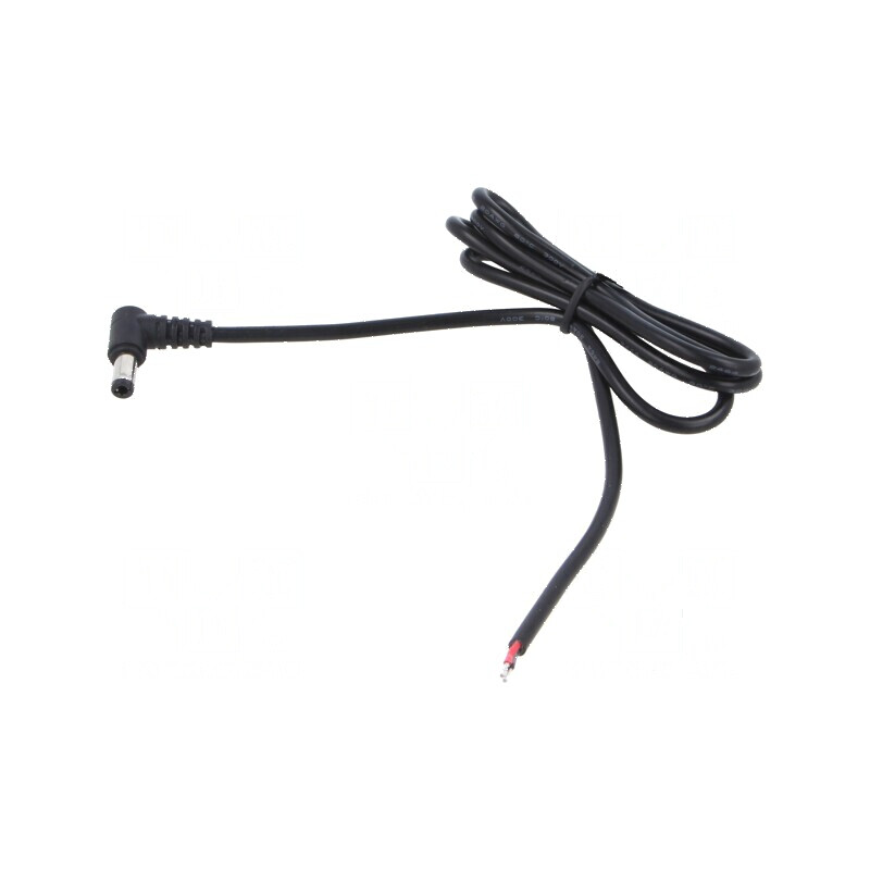 Cablu DC 5,5/2,1 mufă unghi negru 1,5m 2x0,5mm² -20÷80°C | Electronic-mag.ro | Componente Electronice Cablu DC 5,5/2,1 mufă unghi negru 1,5m 2x0,5mm² -20÷80°C | Electronic-mag.ro | Componente Electronice