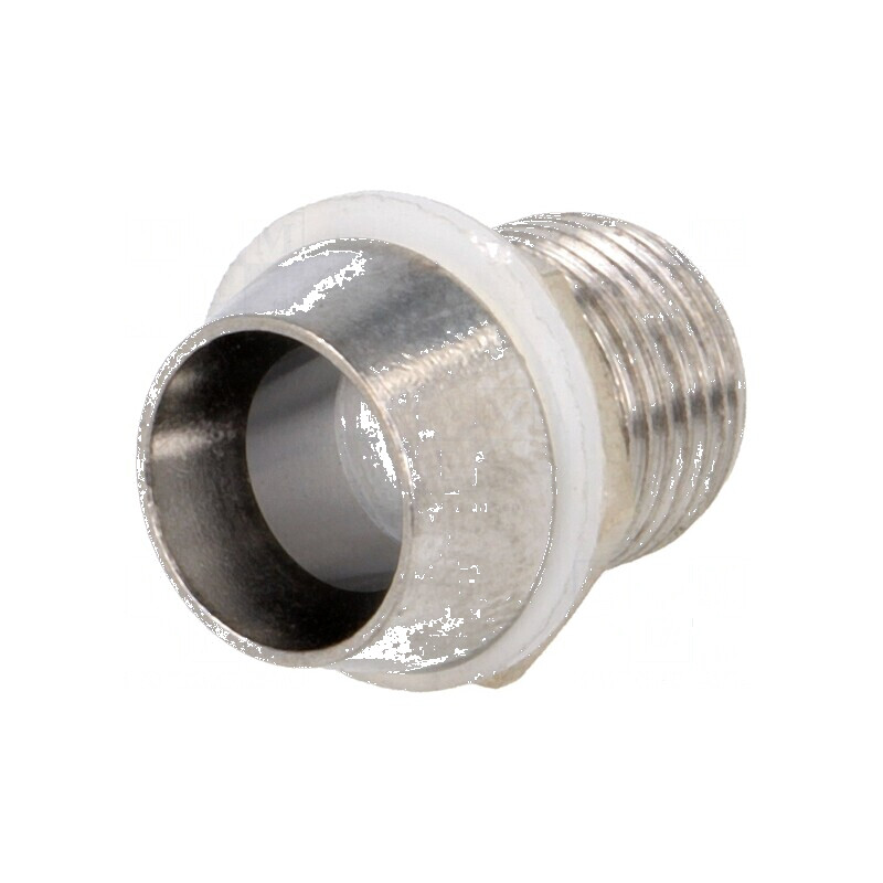 Montură LED 8mm crom alamă încastrat 11,5mm | Electronic-mag.ro | Componente Electronice
